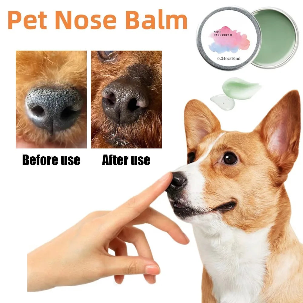 New Pet Nasal Balm for Cats Dogs Soothing Moisturizing Repair Dry Cracks Protect Nose Softens Skin Anti-cracking Pet Products